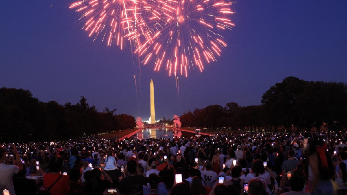 File photo of Independence Day celebrations along the National Mall