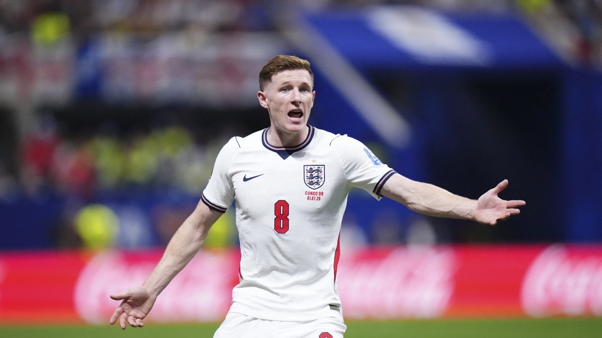 Elliot Anderson (Inglaterra), durante el Mundial 2026