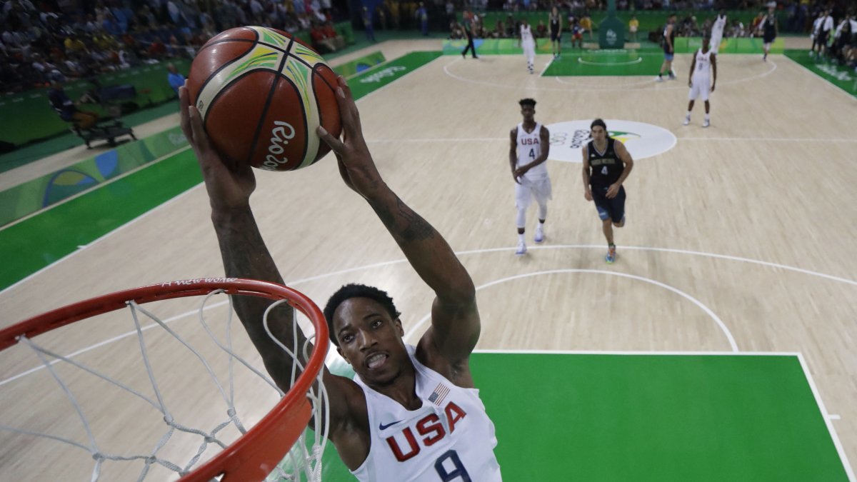 DeMar DeRozan at the 2016 Rio de Janeiro Olympics