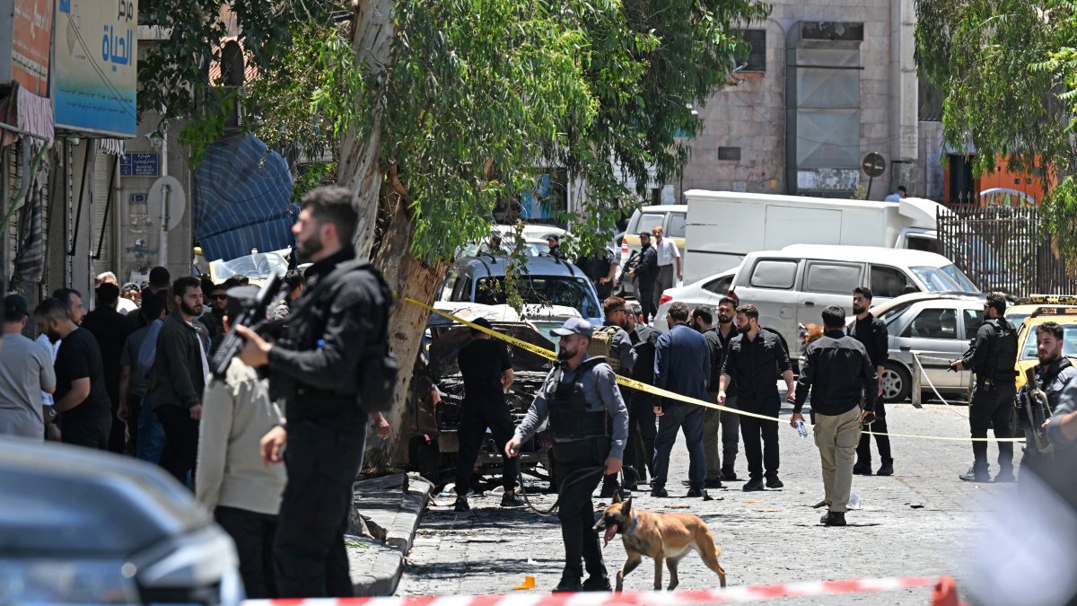 Imagen del atentado en Siria