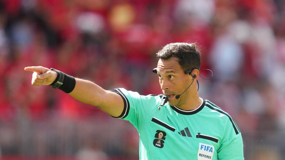 Facundo Tello, designado para arbitrar el Francia-Marruecos, durante el Mundial 2026