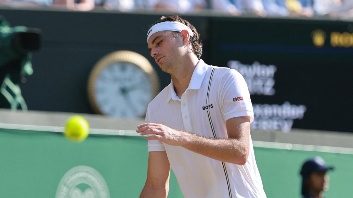 Taylor Fritz at Wimbledon in 2026