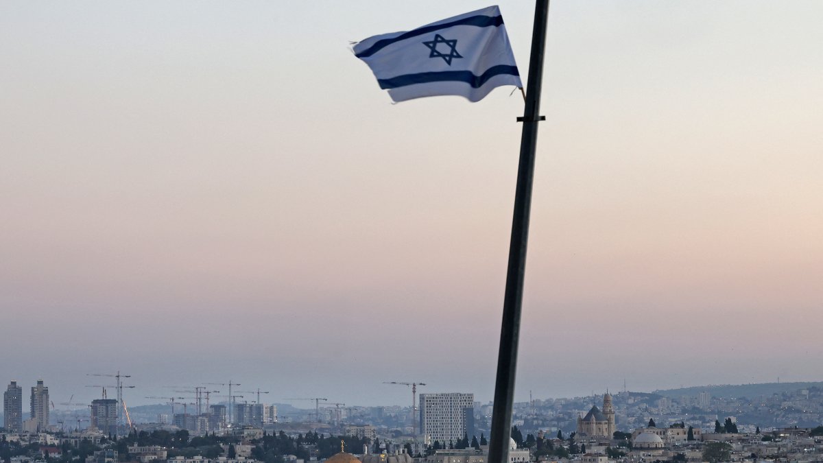 Imagen referencial de la bandera de Israel
