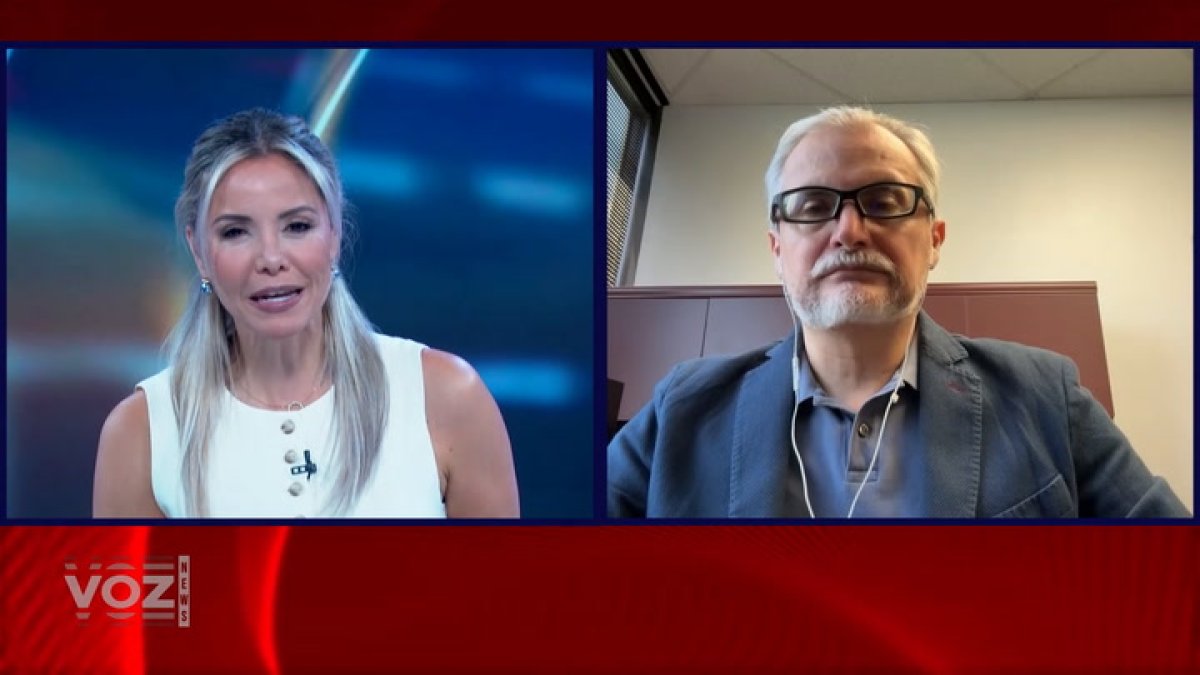 Hugo Achá on Voz News.