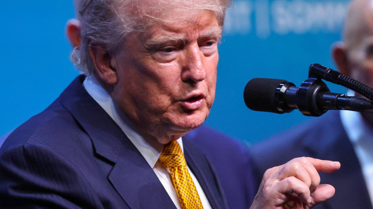 President Donald Trump during the NATO summit in Ankara on Wednesday.