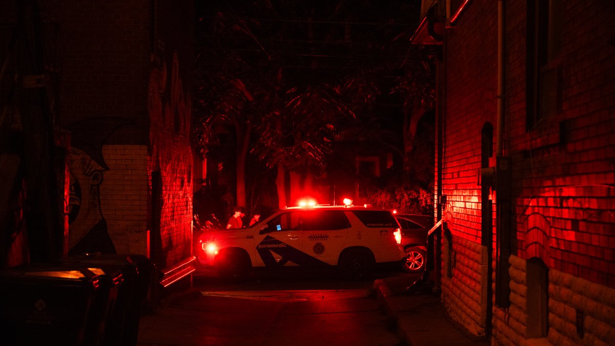 Image of the shooting in Canada