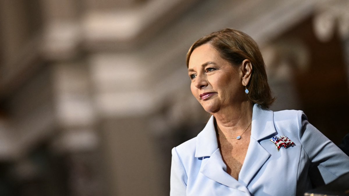 Darline Graham Nordone, sister of Lindsey Graham, looks on during her ceremonial swearing-in as a U.S. senator on July 14, 2026.