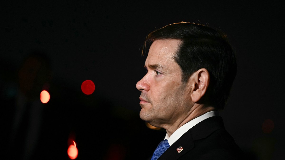 Marco Rubio en la Base Conjunta Andrews, en Maryland/ Brendan Smialowski