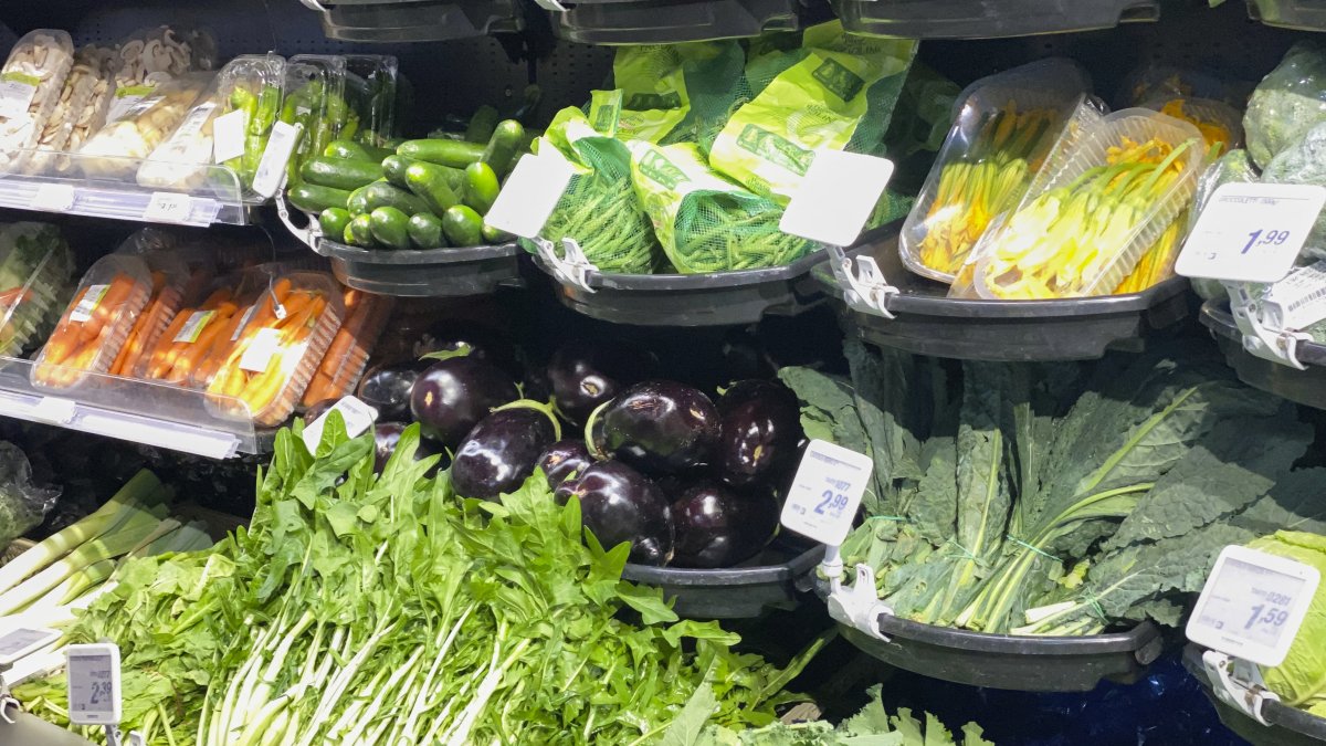 A supermarket with refrigerated produce (File photo)
