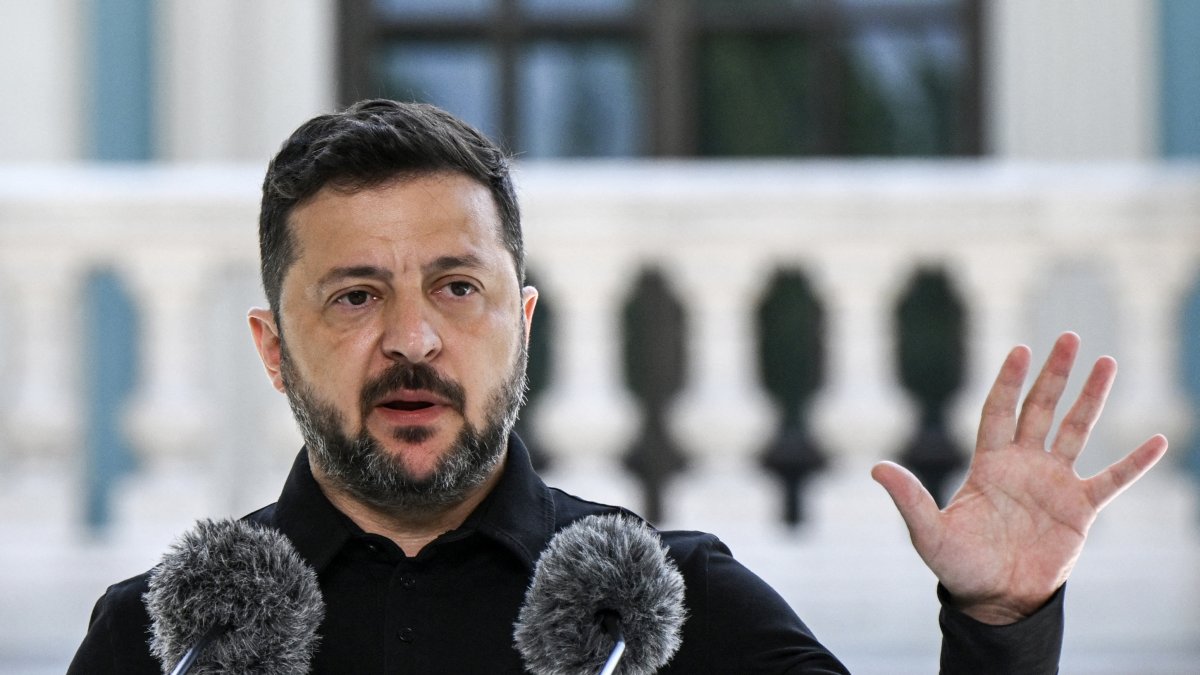 Volodymyr Zelensky in Kyiv/ GENYA SAVILOV