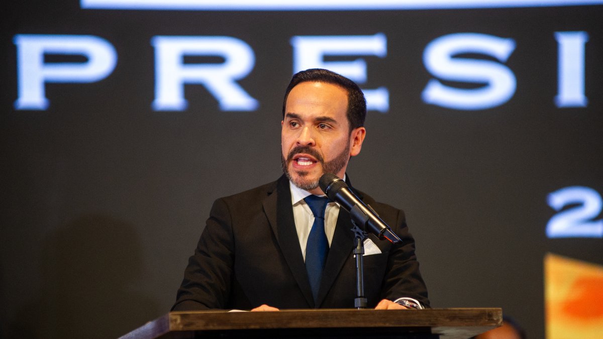 El presidente electo de Colombia, Abelardo de la Espriella, durante una comparecencia