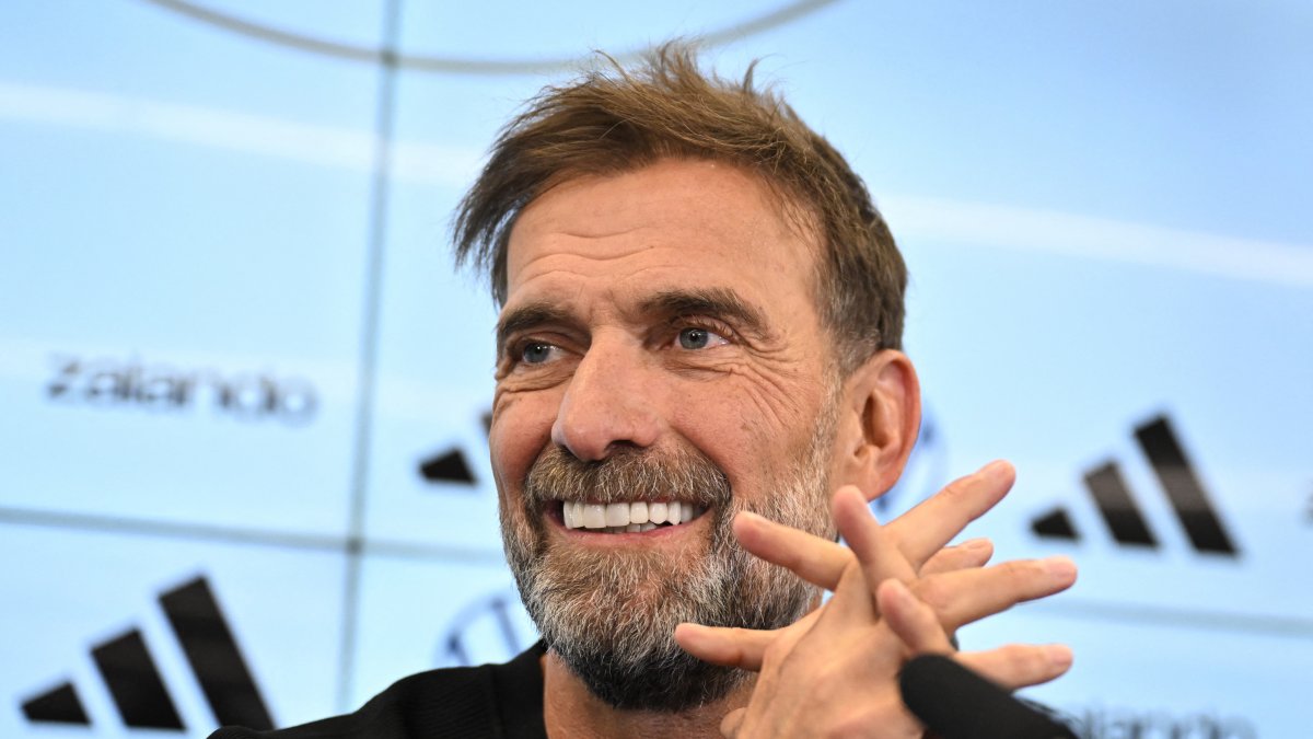 Jürgen Klopp, during his presentation as Germany's new head coach