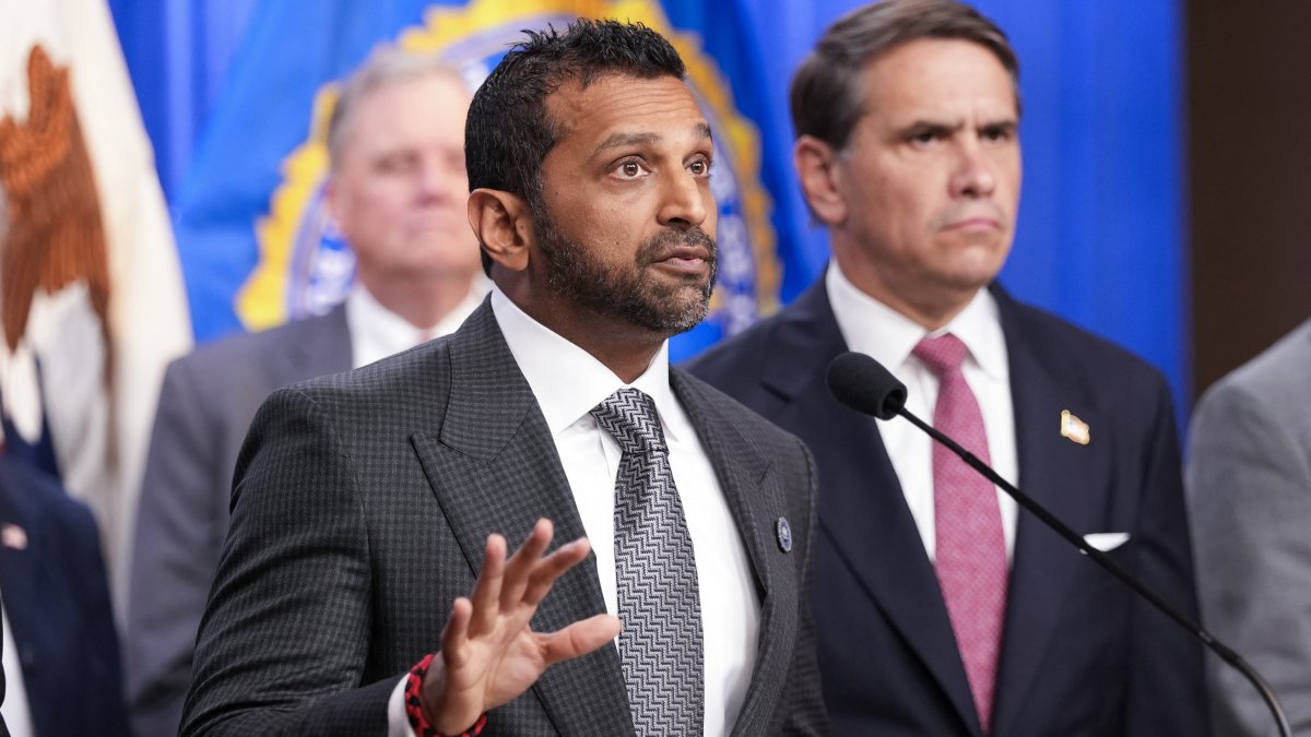 Kash Patel at the Department of Justice/ Ken Cedeno