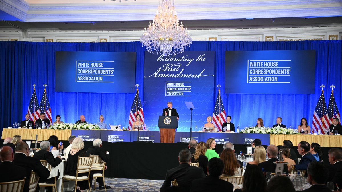 Trump en la Cena de Corresponsales de la Casa Blanca.