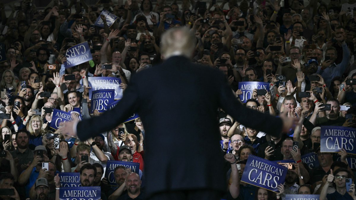 Donald Trump in Milford, Michigan/ Brendan Smialowski
