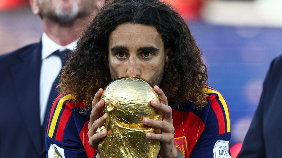 Marc Cucurella, 2026 World Cup champion with Spain