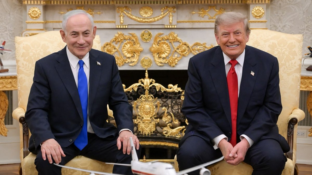 Benjamin Netanyahu and Donald Trump