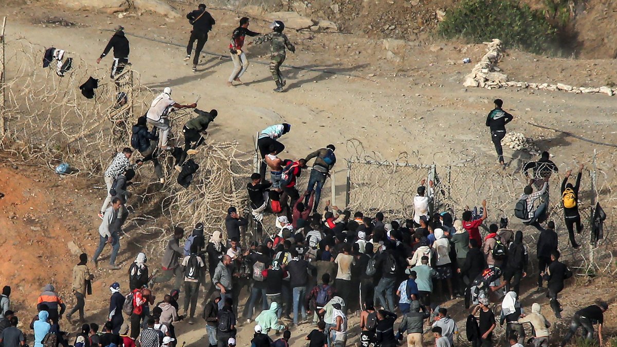 Migration crisis in Ceuta (Spain) in May 2021. File photo