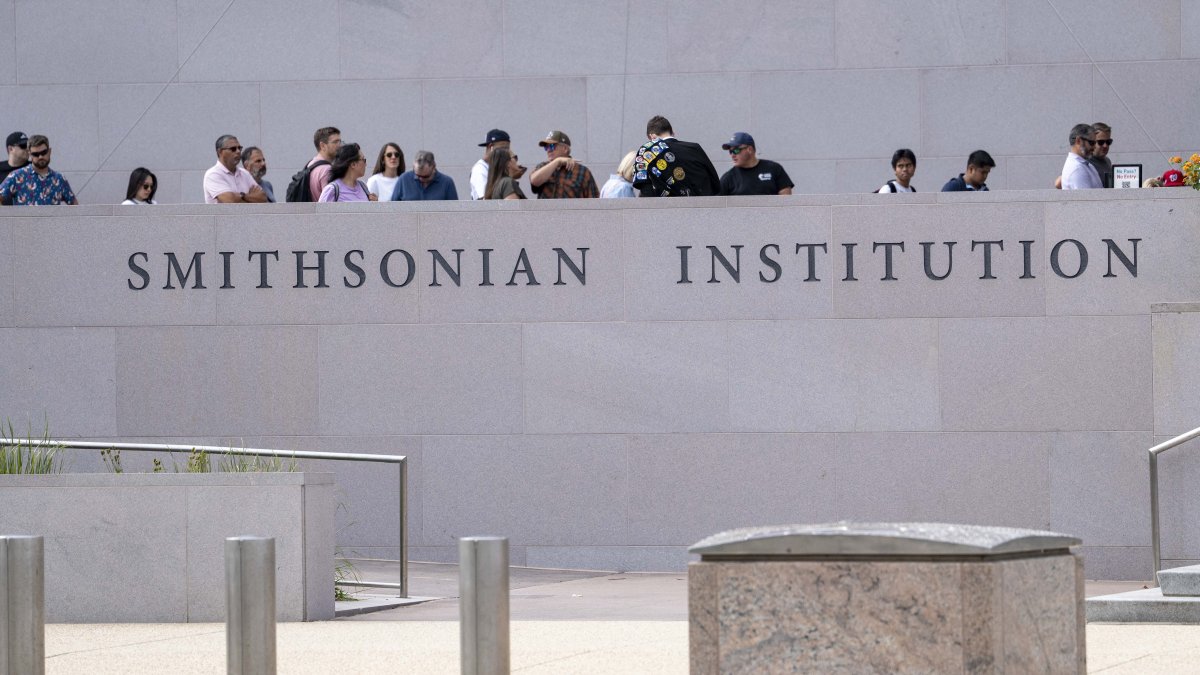 The Smithsonian's facade.