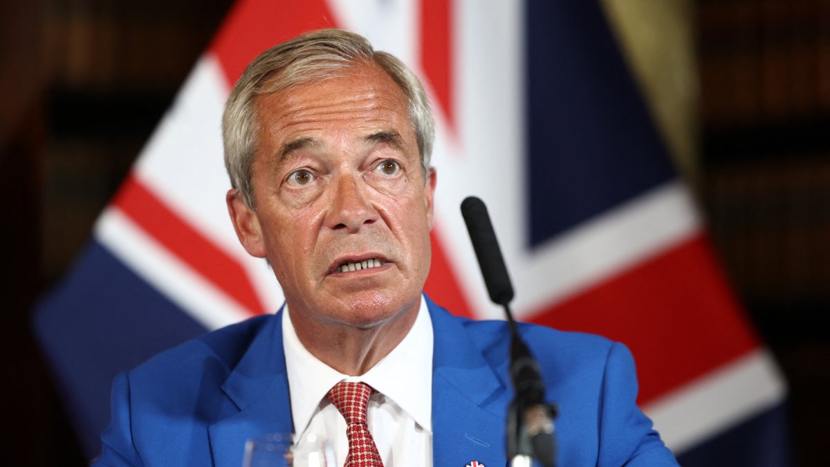 Nigel Farage, líder de Reform UK