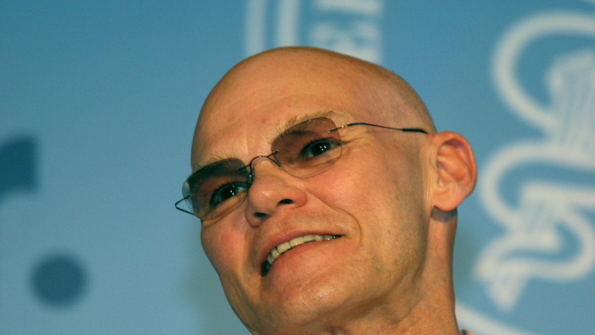 James Carville, Democratic Party strategist and former advisor to President Bill Clinton