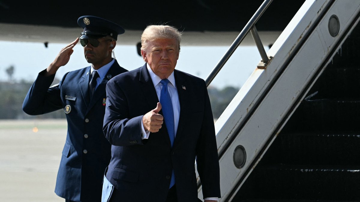 Donald Trump in Los Angeles/ Jim Watson