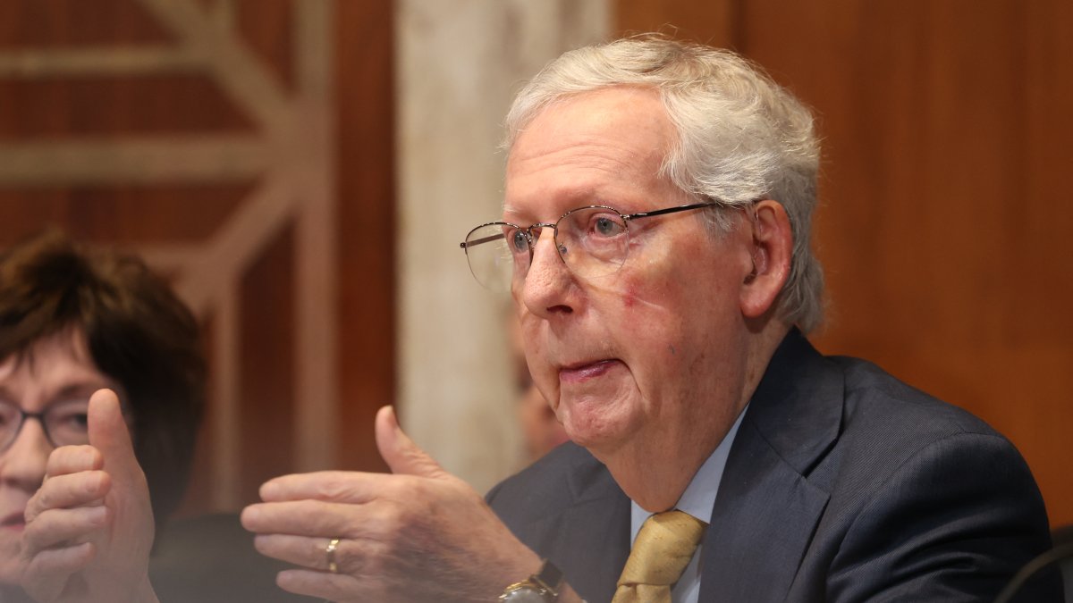 Mitch McConnell en Capitol Hill/ Alex Wroblewsi