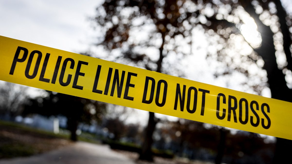 Police tape at the crime scene (File photo)