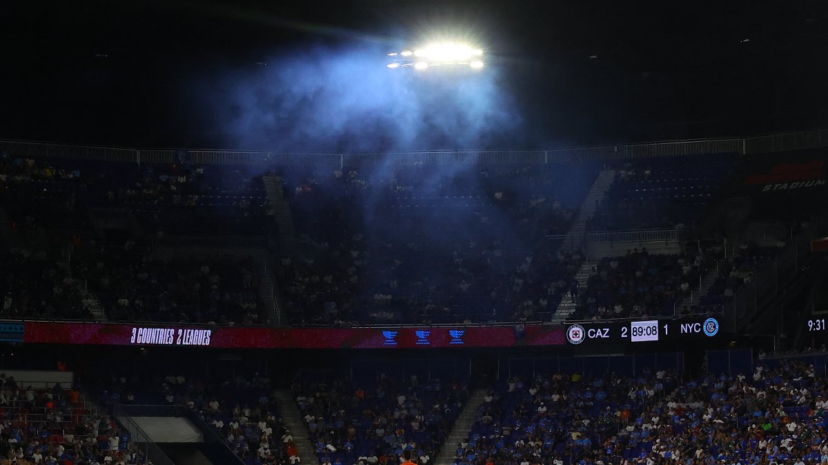 Imagen de un estadio durante un partido de la Leagues Cup