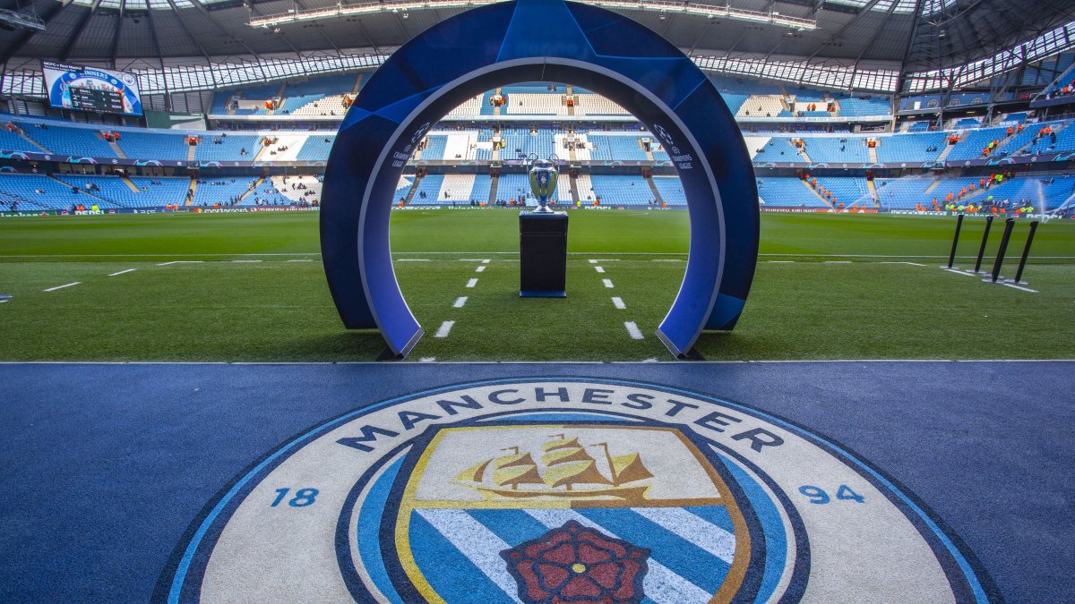Etihad Stadium, estadio del Manchester City. Imagen de archivo