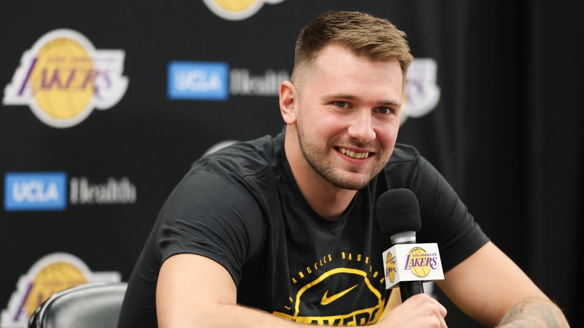 Luka Doncic, star of the Los Angeles Lakers. File photo