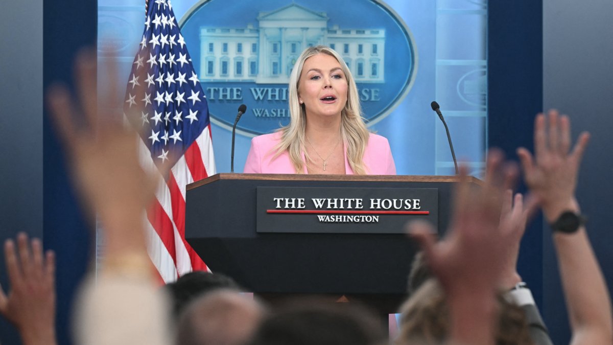 Karoline Leavitt en la Casa Blanca/ Saul Loeb