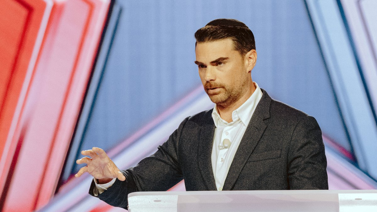 Ben Shapiro in Phoenix, Arizona/ OLIVIER TOURON