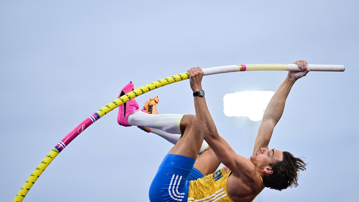 Armand Mondo Duplantis, durante el Campeonato Europeo de Atletismo 2026