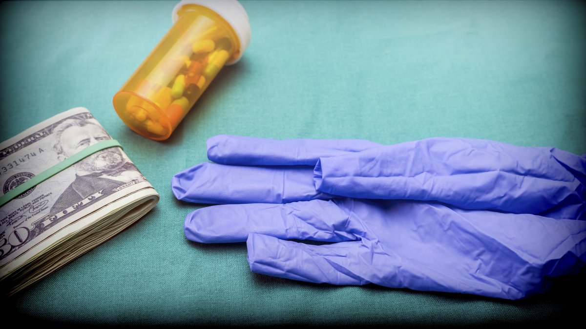 Cost of medication, conceptual image.