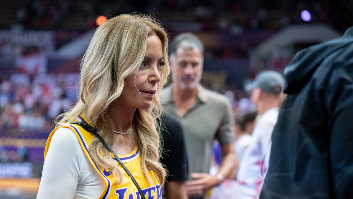 Jeanie Buss, current co-owner and chairwoman of the Los Angeles Lakers, in 2025