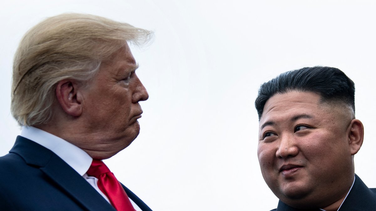 Imagen de la última reunión pública entre Donald Trump y Kim Jong Un. 30 de junio de 2019