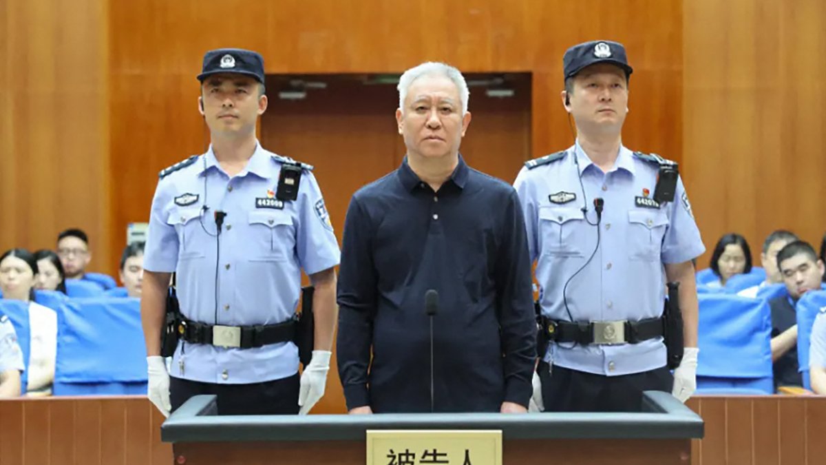Xu Jiayin, fundador de Evergrande, durante un juicio en Shenzhen