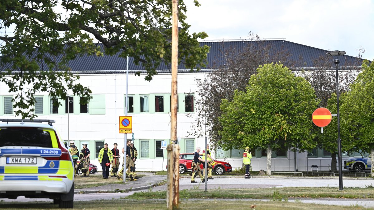 Las autoridades investigan el ataque en la escuela Brinell, en Suecia. 21 de agosto de 2026