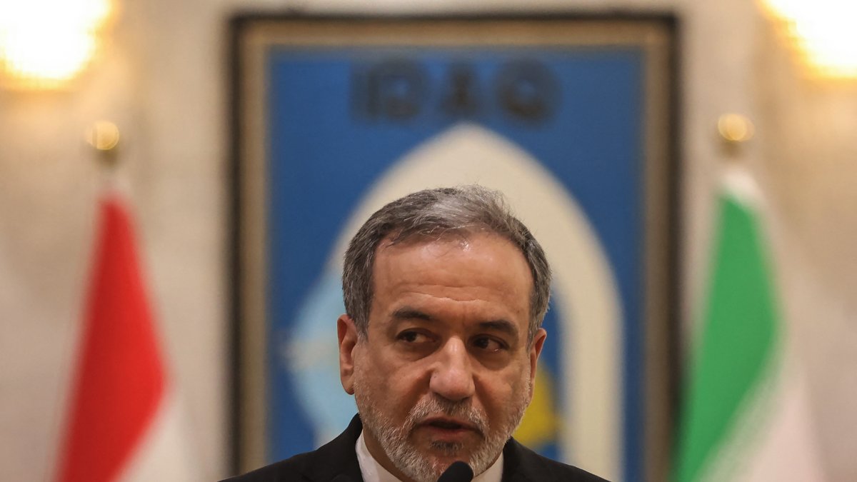 Abbas Araghchi, Iran's foreign minister/ AHMAD AL-RUBAYE