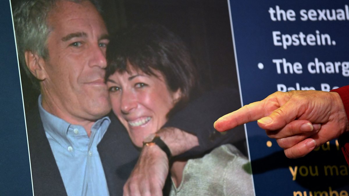 Photo of Jeffrey Epstein and Ghislaine Maxwell (File)