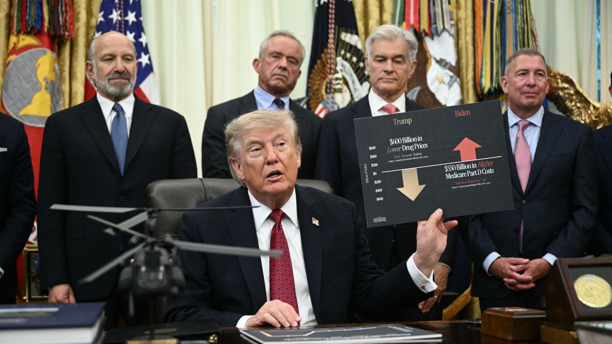 Donald Trump en el Salón Oval/ Brendan Smialowski