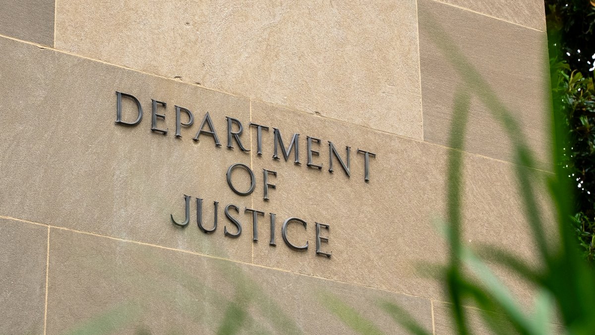 Exterior view of the U.S. Department of Justice