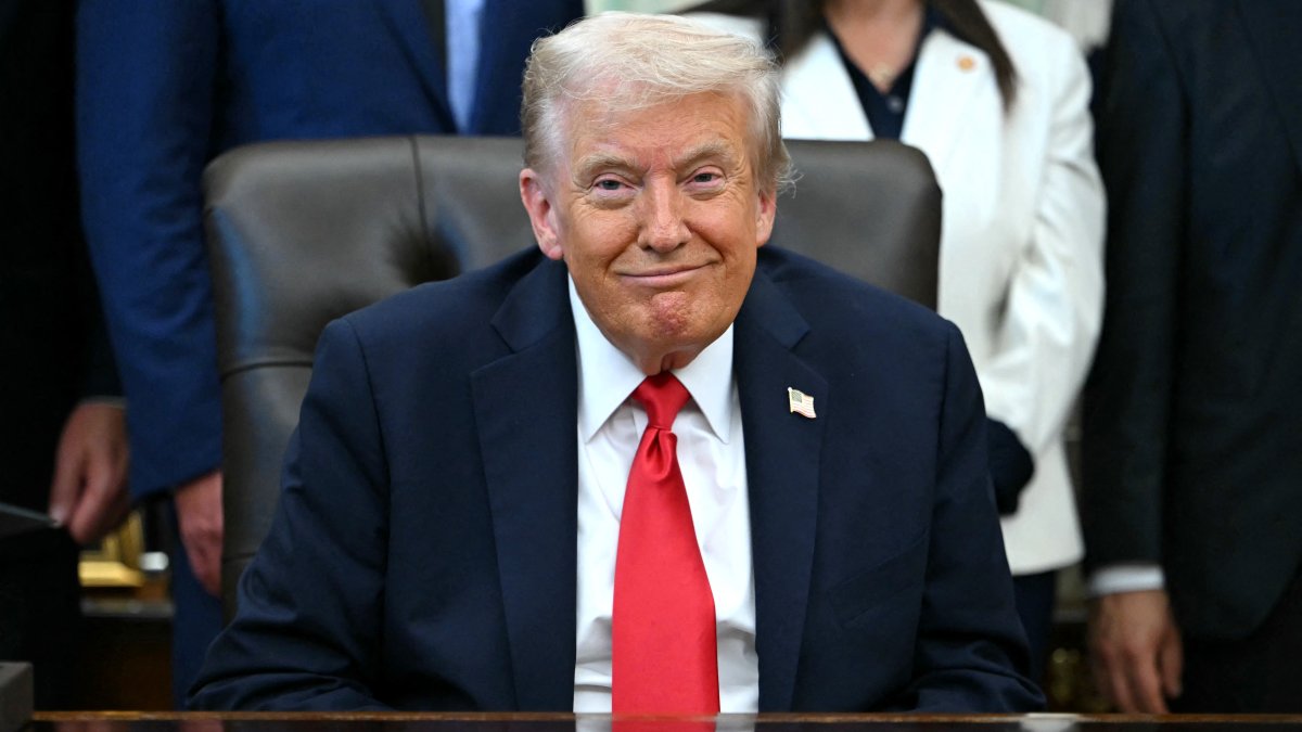 Donald Trump en el Salón Oval/ Andrew Caballero- Reynolds