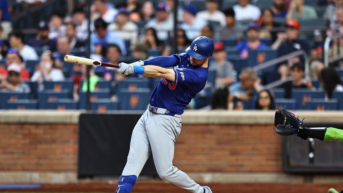 Kyle Tucker, en un partido con los Dodgers