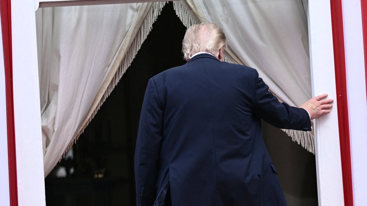 Donald Trump en Dublín, Irlanda/ Brendan SMIALOWSKI