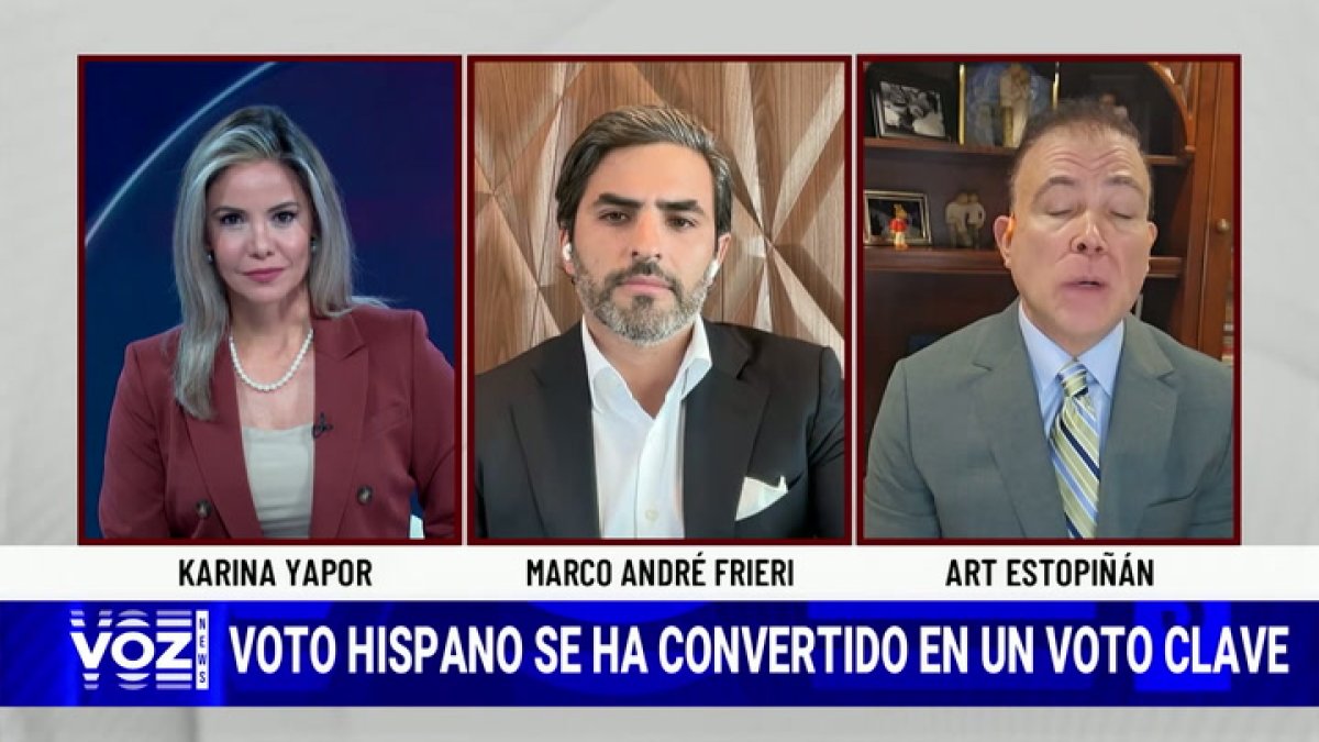 Marco André Frieri and Art Estopiñán on Voz News.