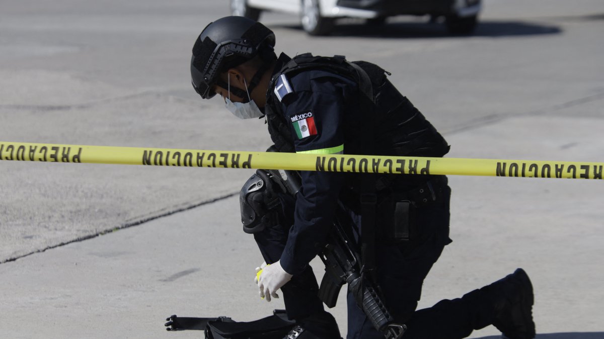 Image of a crime scene in Mexico