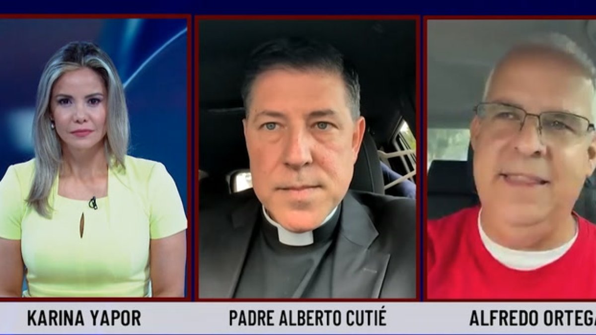 Debate on Voz News between Alberto Cutié and Alfredo Ortega.