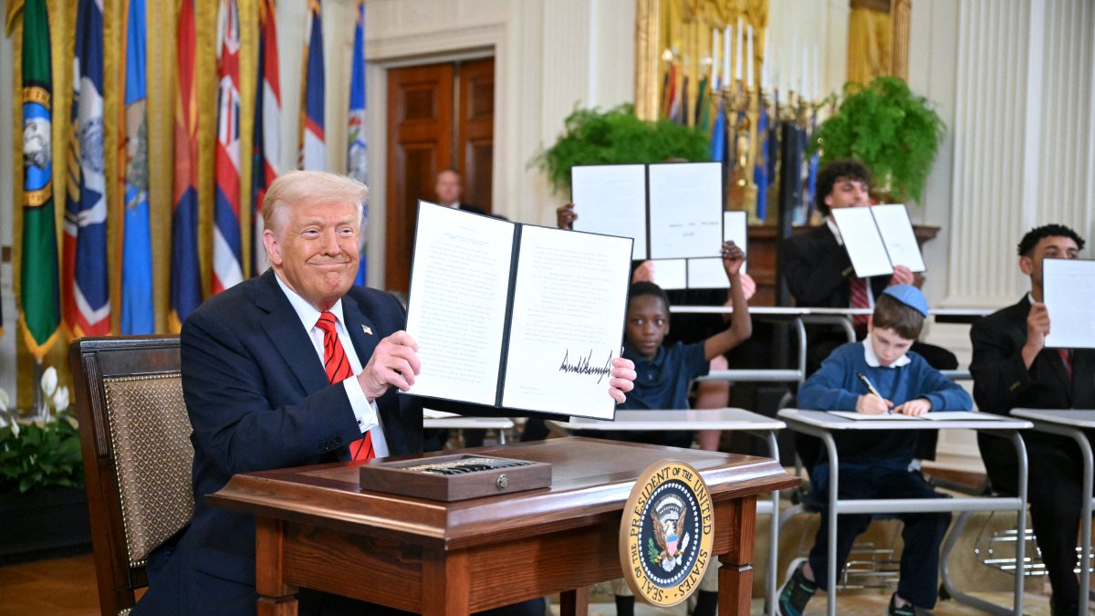 Donald Trump at the White House/ Mandel Ngan